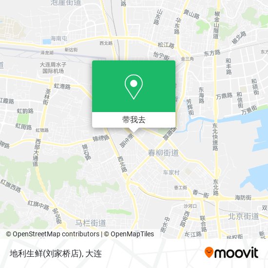 地利生鲜(刘家桥店)地图