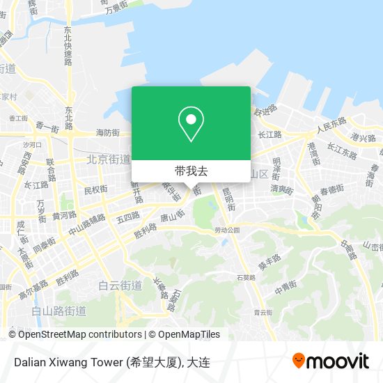 Dalian Xiwang Tower (希望大厦)地图