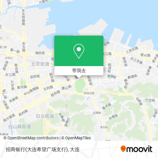 招商银行(大连希望广场支行)地图