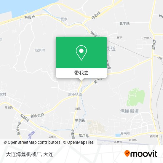 大连海鑫机械厂地图