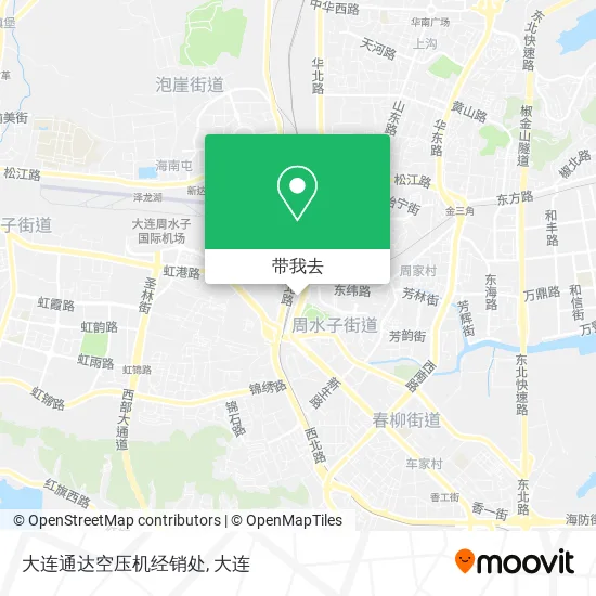 大连通达空压机经销处地图