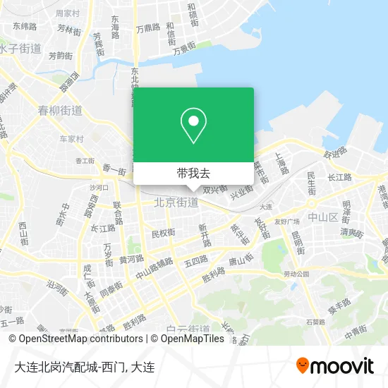 大连北岗汽配城-西门地图