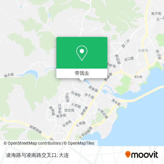 凌海路与凌南路交叉口地图