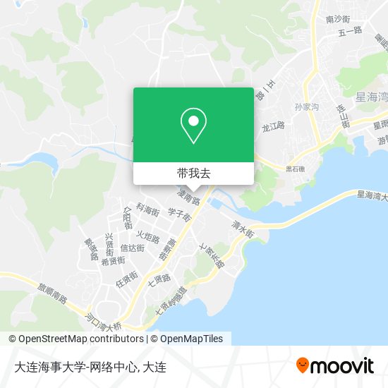 大连海事大学-网络中心地图