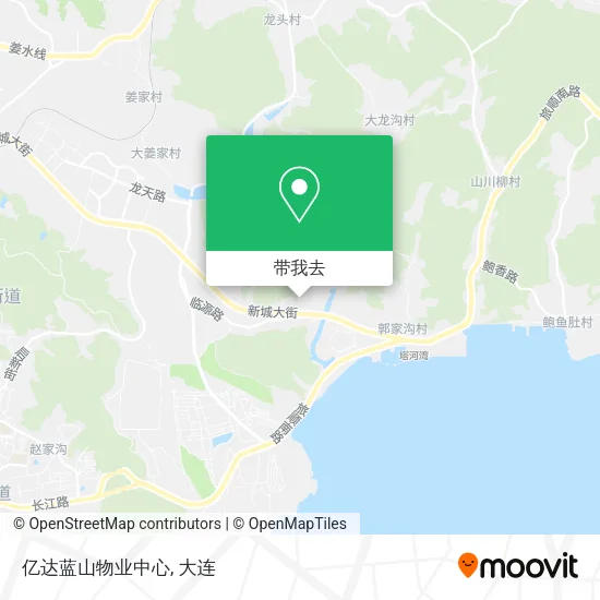 亿达蓝山物业中心地图