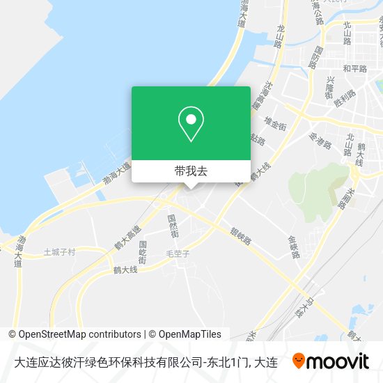 大连应达彼汗绿色环保科技有限公司-东北1门地图