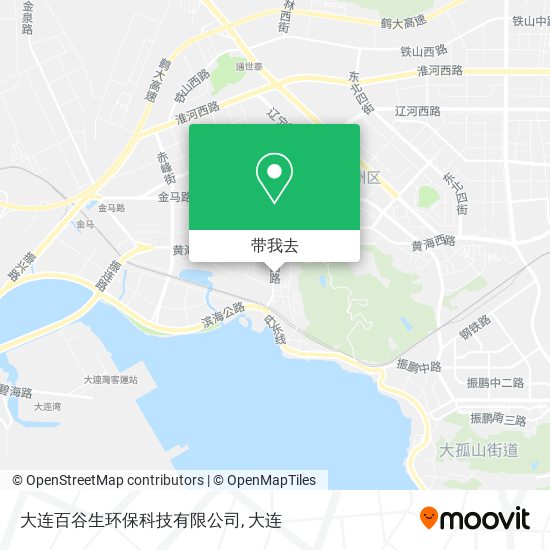 大连百谷生环保科技有限公司地图