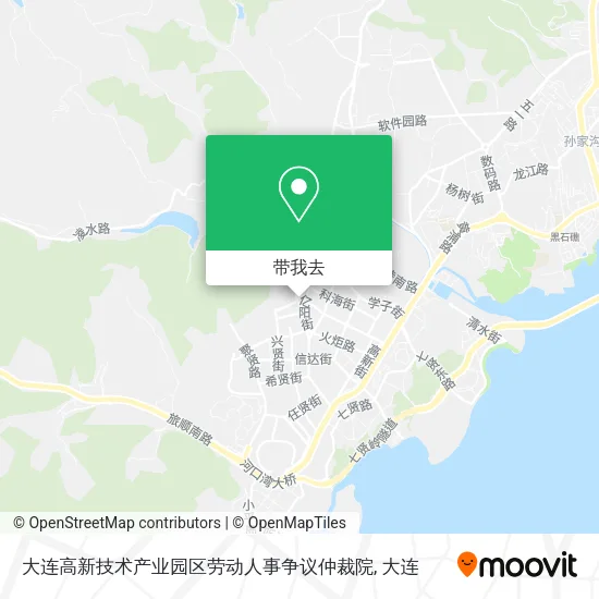 大连高新技术产业园区劳动人事争议仲裁院地图