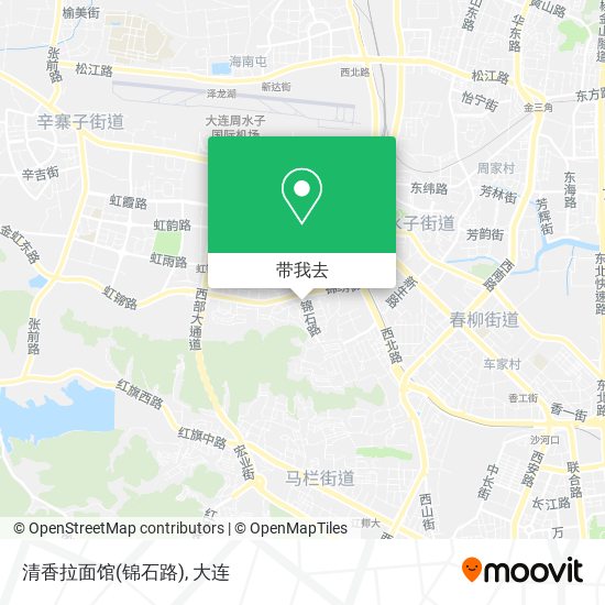 清香拉面馆(锦石路)地图