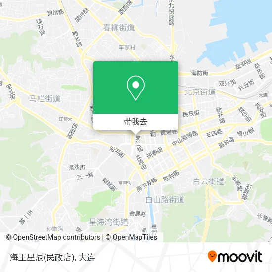 海王星辰(民政店)地图