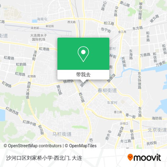 沙河口区刘家桥小学-西北门地图