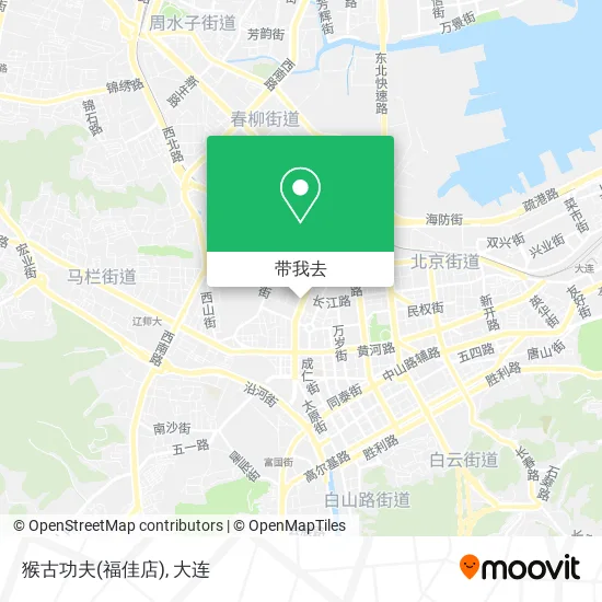 猴古功夫(福佳店)地图