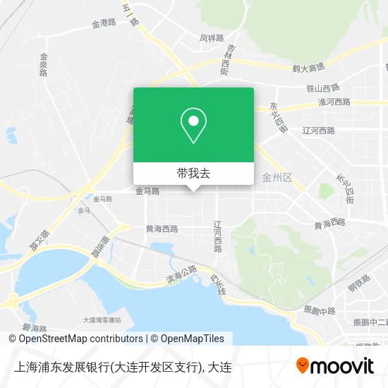 上海浦东发展银行(大连开发区支行)地图