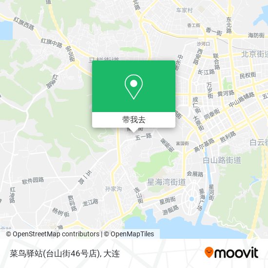 菜鸟驿站(台山街46号店)地图