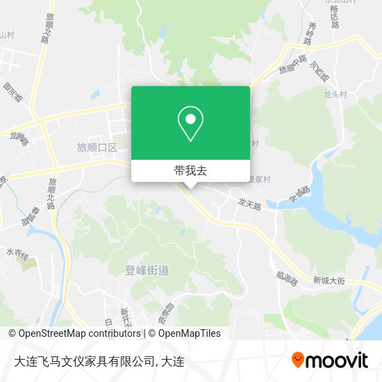 大连飞马文仪家具有限公司地图