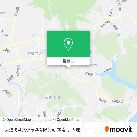大连飞马文仪家具有限公司-东南门地图