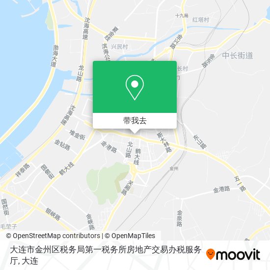 大连市金州区税务局第一税务所房地产交易办税服务厅地图