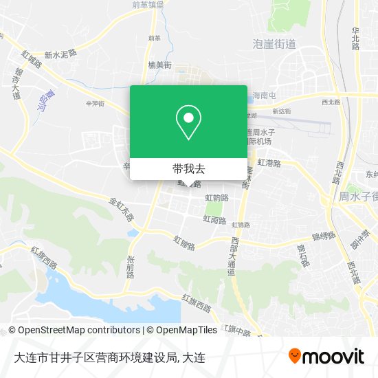大连市甘井子区营商环境建设局地图