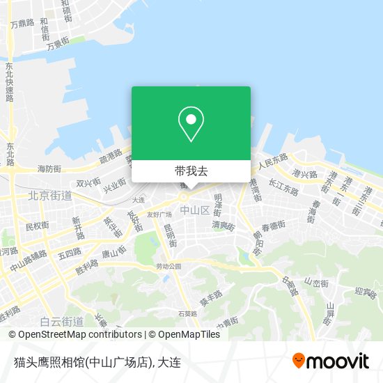 猫头鹰照相馆(中山广场店)地图