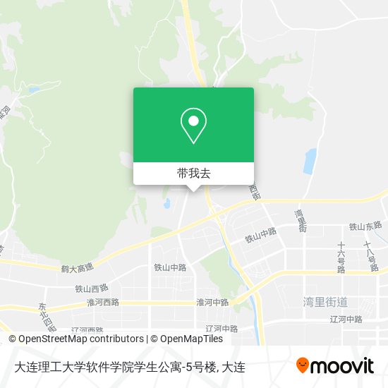 大连理工大学软件学院学生公寓-5号楼地图