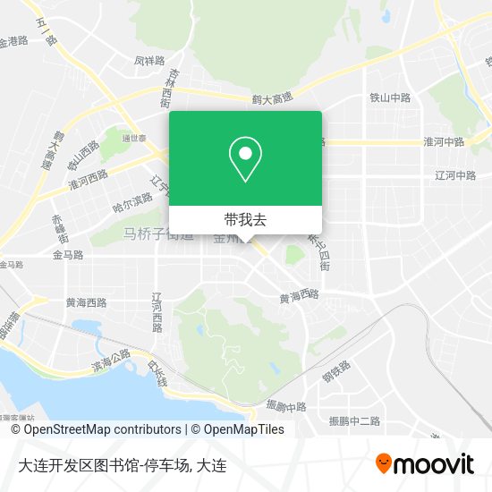 大连开发区图书馆-停车场地图