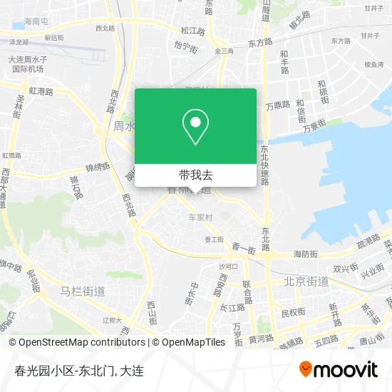 春光园小区-东北门地图