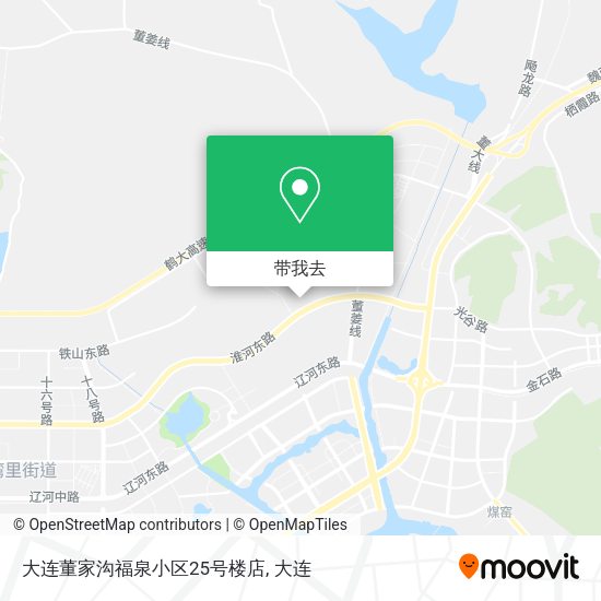 大连董家沟福泉小区25号楼店地图