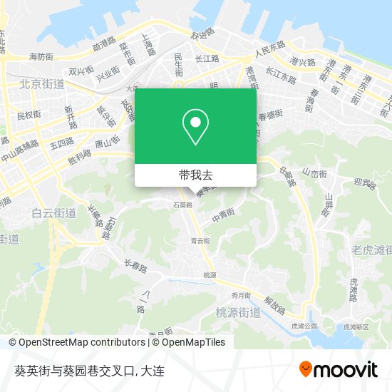 葵英街与葵园巷交叉口地图