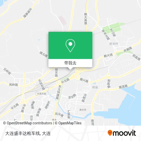 大连盛丰达检车线地图