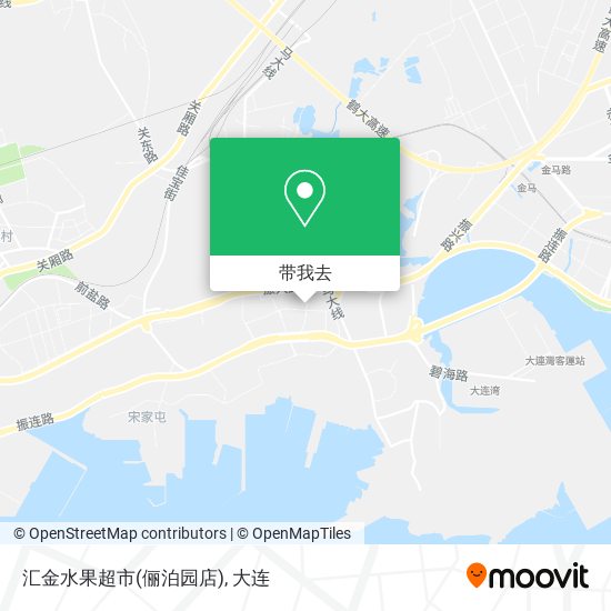 汇金水果超市(俪泊园店)地图