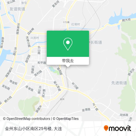 金州东山小区南区25号楼地图
