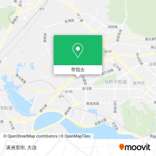 满洲里街地图