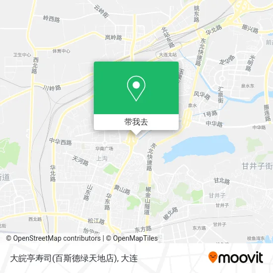 大皖亭寿司(百斯德绿天地店)地图