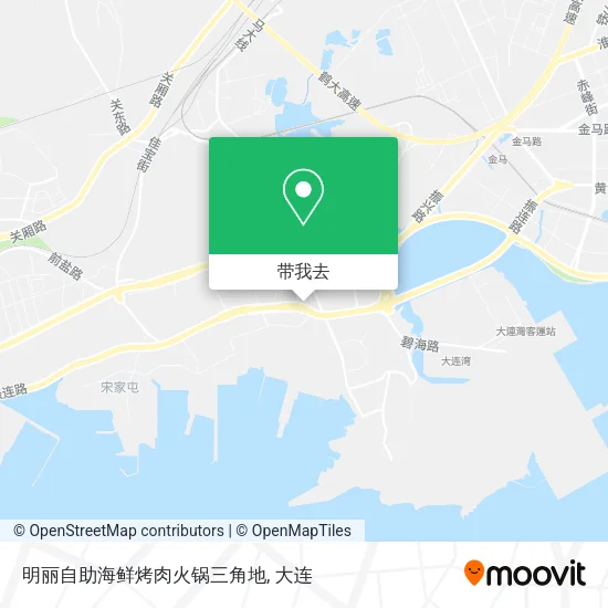 明丽自助海鲜烤肉火锅三角地地图