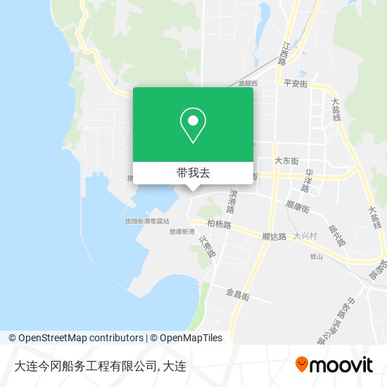 大连今冈船务工程有限公司地图
