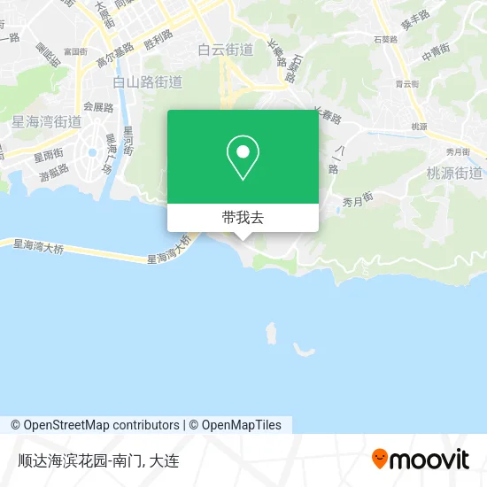 顺达海滨花园-南门地图
