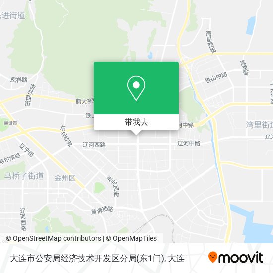 大连市公安局经济技术开发区分局(东1门)地图