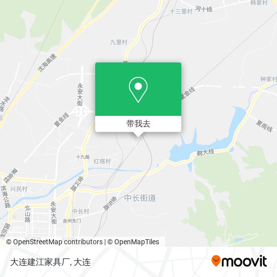 大连建江家具厂地图