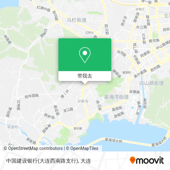 中国建设银行(大连西南路支行)地图