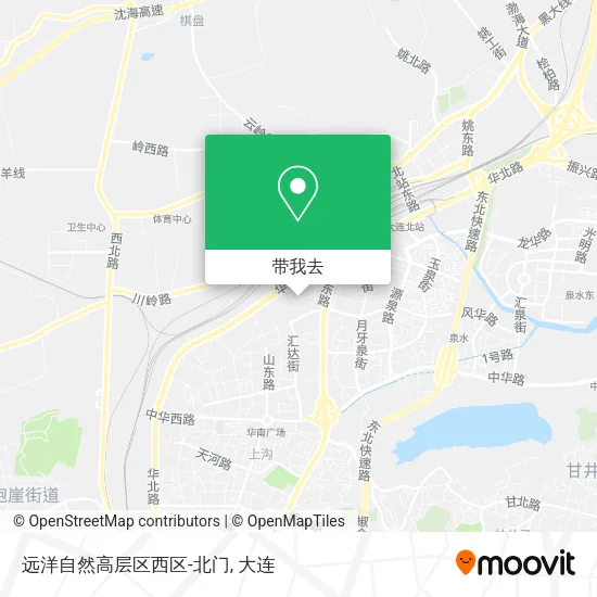 远洋自然高层区西区-北门地图