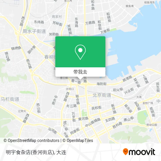 明宇食杂店(香河街店)地图