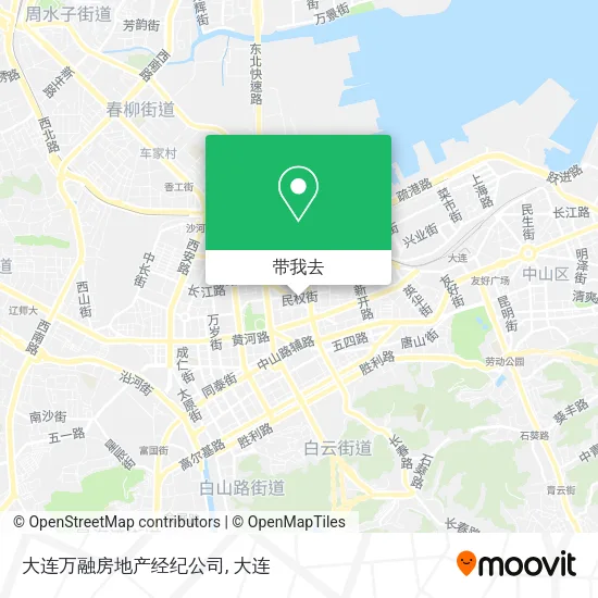 大连万融房地产经纪公司地图