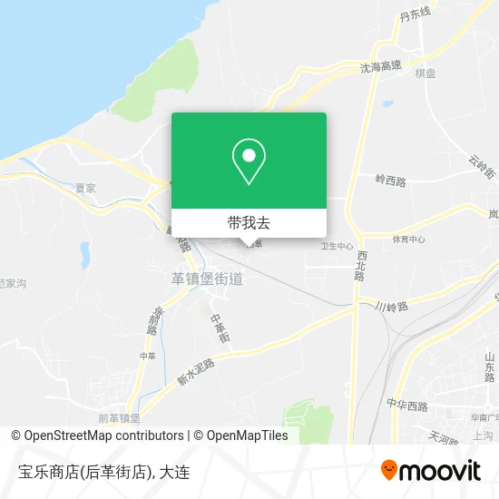 宝乐商店(后革街店)地图