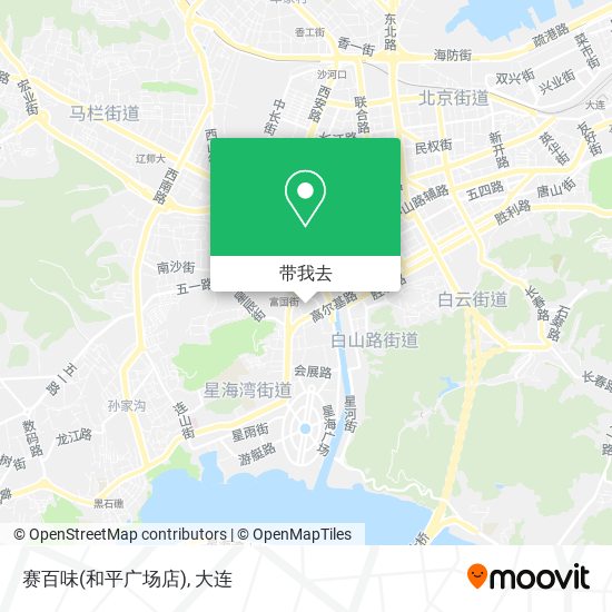 赛百味(和平广场店)地图