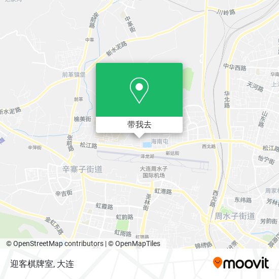 迎客棋牌室地图