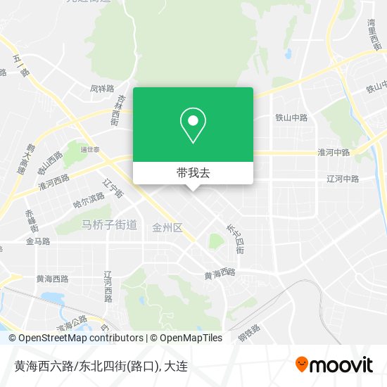 黄海西六路/东北四街(路口)地图