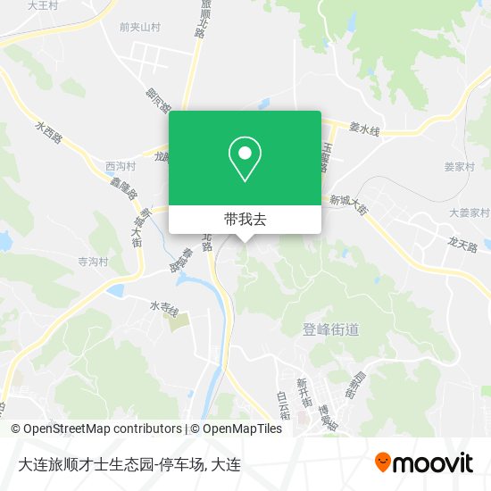 大连旅顺才士生态园-停车场地图