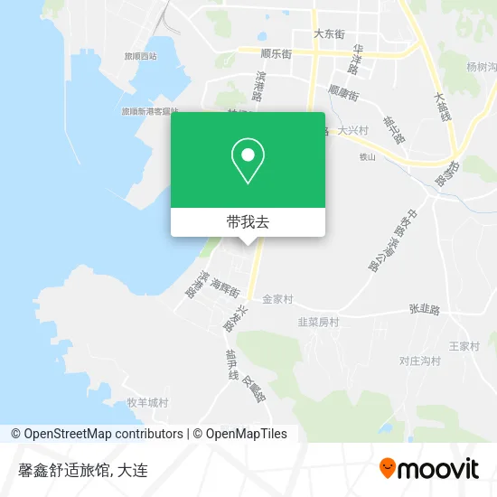 馨鑫舒适旅馆地图