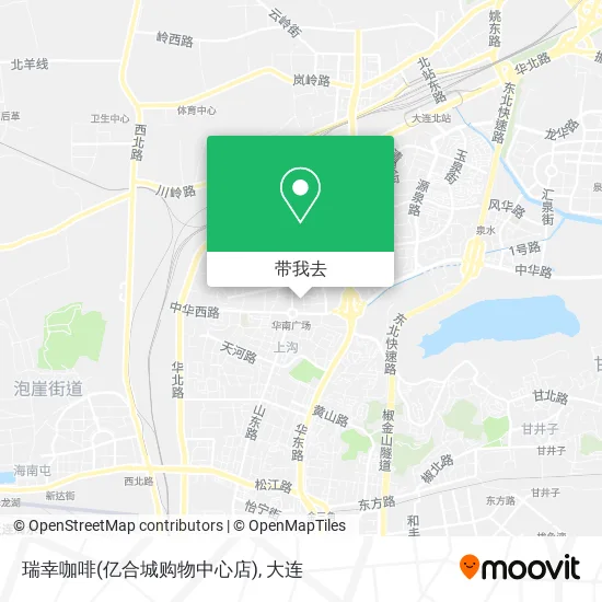 瑞幸咖啡(亿合城购物中心店)地图