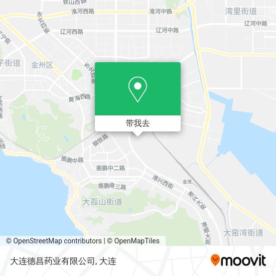 大连德昌药业有限公司地图